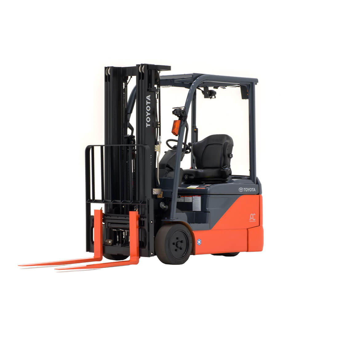 3-Wheel Electric Forklift side view 2