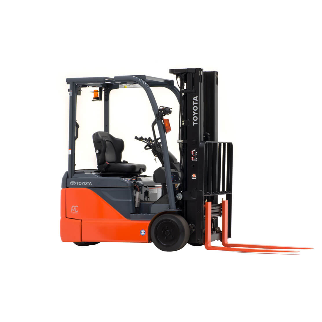 3-Wheel Electric Forklift side view 3
