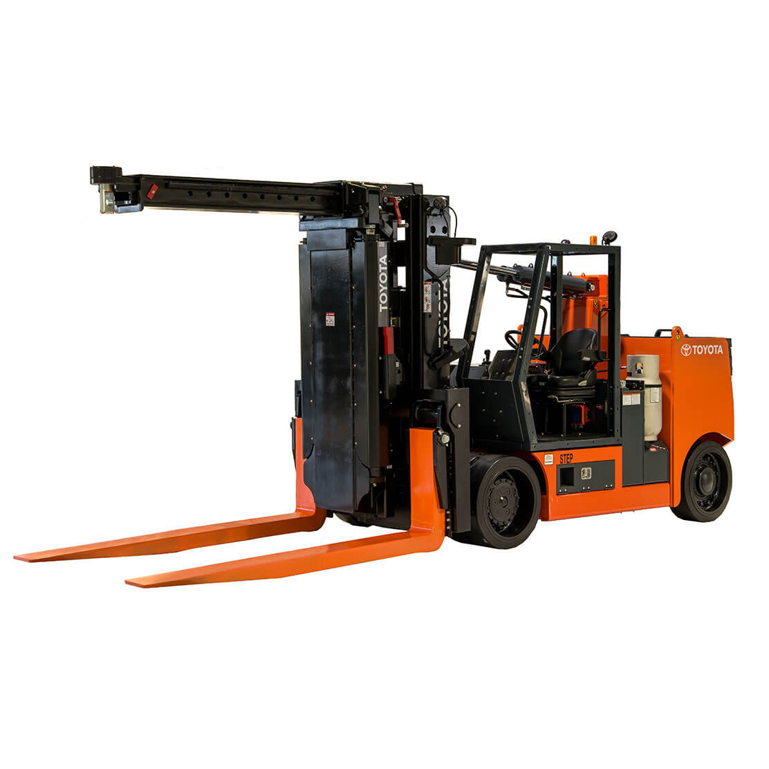 High-Capacity Adjustable Wheelbase Forklift