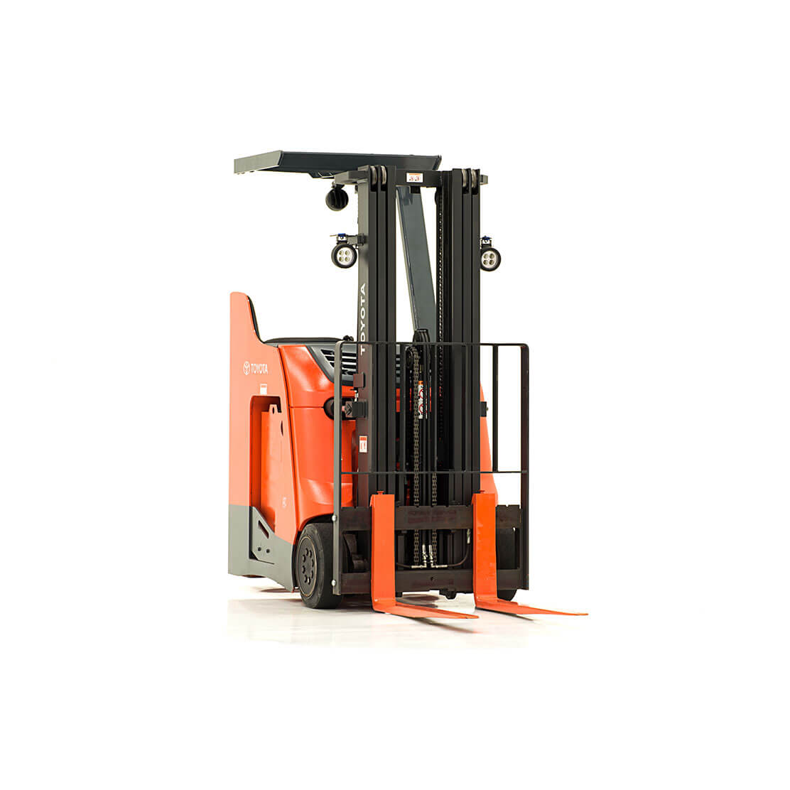Stand-Up Rider Forklift front view 1
