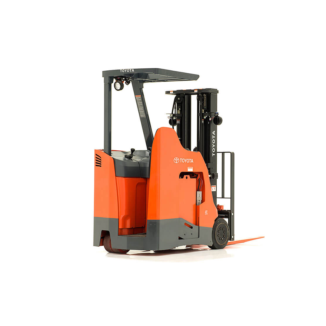 Stand-Up Rider Forklift rear view