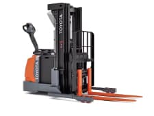 Toyota Walkie Reach Stacker - Toyota’s New Lineup of Electric Heavy-Duty Stackers - Shoppa's Material Handling