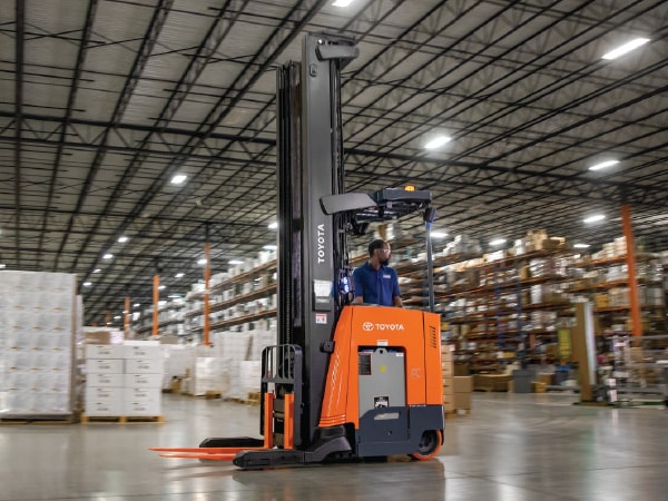 Toyota Reach Truck - Reach Trucks Are Essential in High-Performance Warehouse Operations - Shoppa's Material Handling
