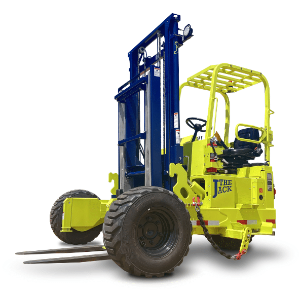The JACK hydrostatic truck-mounted forklift with 5,500 lb. lifting capacity