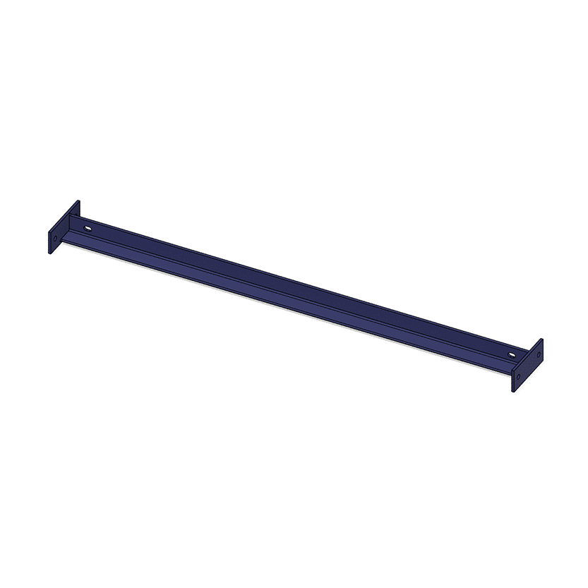 CANTILEVER 72" STRAIGHT BRACE W/HDW