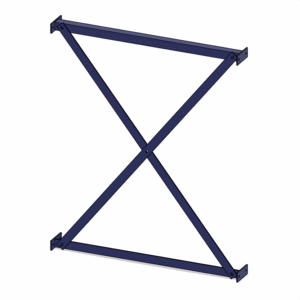 CANTILEVER 48" DIAGONAL X BRACE W/HDW